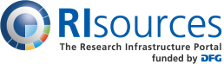 DFG Logo for the research infrastructure portal